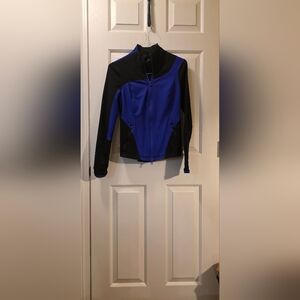 Zella Black and Blue Active Jacket